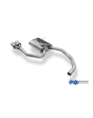 VW Lupo 6X Silenziatore uscita posteriore center – 2x80 Tipo 14 (Cod. F-VW090021-090)