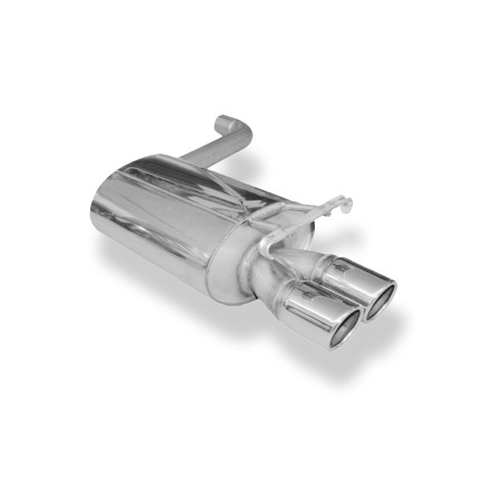 Mercedes 190 W201 Silenziatore posteriore – 2x76 Tipo 16 (Cod. F-MB010002-128)