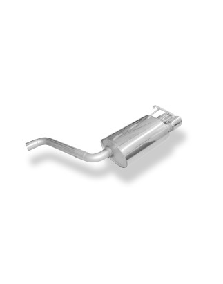 Mercedes 190 W201 Silenziatore posteriore – 2x76 Tipo 16 (Cod. F-MB010002-128)