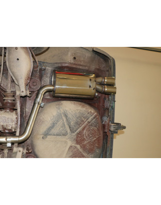 Mercedes 190 W201 Silenziatore posteriore – 2x76 Tipo 16 (Cod. F-MB010002-128)