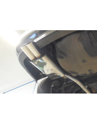 Audi 80 Tipo B4 quattro RS-Stoßstange Silenziatore posteriore – 2x76 t (Cod. F-AU013032-008)