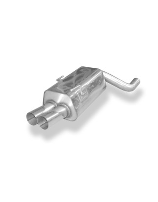 Audi 80 Tipo B4 quattro RS-Stoßstange Silenziatore posteriore – 2x76 t (Cod. F-AU013032-008)