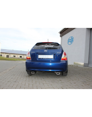 Kia Rio II Silenziatore posteriore con uscite destra e sinistra (duplex) – 135x80 Tipo 53 r (Cod. 