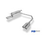 Fiat Bravo 198 Silenziatore posteriore con uscite destra e sinistra (duplex)x76 Tipo 13 (Cod. F-FI02