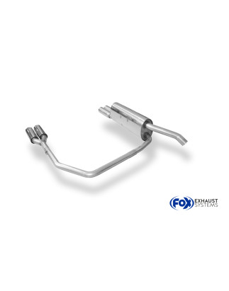 Fiat Bravo 198 Silenziatore posteriore con uscite destra e sinistra (duplex)x76 Tipo 13 (Cod. F-FI02