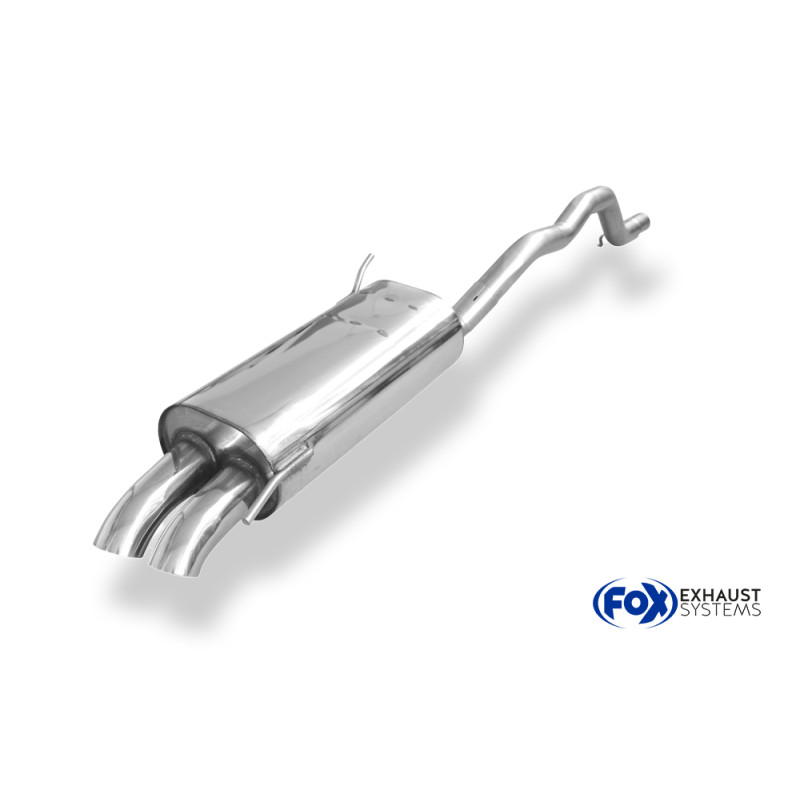 VW Bus T4 Syncro Silenziatore posteriore incl. connection pipe con h (Cod. F-VW130022-724)