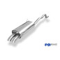 VW Bus T4 Syncro Silenziatore posteriore incl. connection pipe con h (Cod. F-VW130022-724)