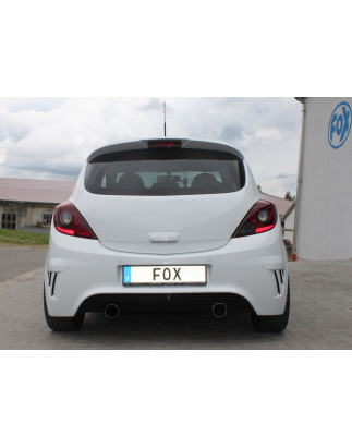 Opel Corsa D – NRE-Edition bumper Silenziatore uscita posteriore destra e sinistra (Cod. F-OP03313