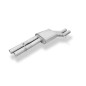 Audi A8 Tipo 8H Silenziatore anteriore (Cod. F-AU082000-VSD)