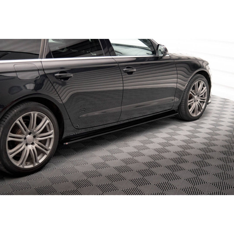 Diffusori minigonne V.1 Audi A6 C7 (Cod. M-AU-A6-C7-SD1G)