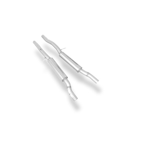 Audi A6 Tipo 4F quattro 4,2l Silenziatore anteriore destra e sinistra Ø63,5m (Cod. F-AU072050-VSD)