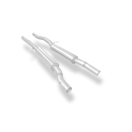 Audi A6 Tipo 4F quattro 4,2l Silenziatore anteriore destra e sinistra Ø63,5m (Cod. F-AU072050-VSD)