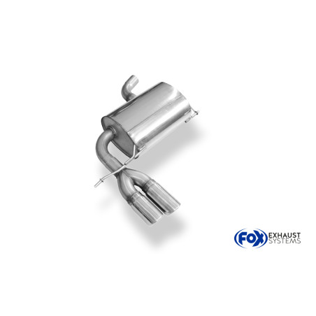 VW Tiguan 5N – 4motion Silenziatore posteriore – 2x80 Tipo 17 (Cod. F-VW200011-150)