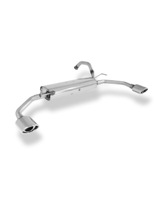 CitroenC1/ Toyota Aygo Silenziatore posteriore con uscite destra e sinistra (duplex) – 106x (Cod. 