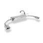 CitroenC1/ Toyota Aygo Silenziatore posteriore con uscite destra e sinistra (duplex) – 106x (Cod. 
