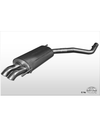VW Pritsche T4 Silenziatore posteriore – 2x63 Tipo 28 (Cod. F-VW130112-724)