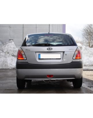 Kia Rio II Silenziatore uscita posteriore center – 2x130x50 Tipo 52 (Cod. F-KI031001-581)