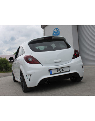 Opel Corsa D – NRE-Edition bumper Silenziatore uscita posteriore destra e sinistra (Cod. F-OP03313