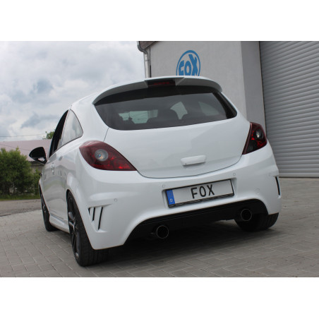 Opel Corsa D – NRE-Edition bumper Silenziatore uscita posteriore destra e sinistra (Cod. F-OP03313