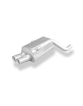 Audi 80 Tipo B4 quattro RS-Stoßstange Silenziatore posteriore – 2x76 t (Cod. F-AU013032-068)