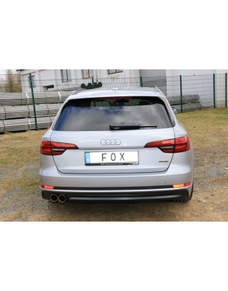 Audi A4 B9 – 3,0l TDI quttrao Silenziatore posteriore – 2x80 Tipo 25 (Cod. F-AU121011-290)