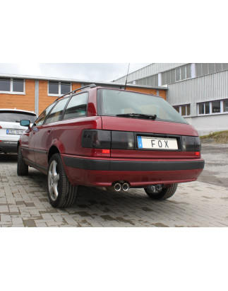 Audi 80 Tipo B4 quattro Silenziatore posteriore – 2x76 Tipo 10 (Cod. F-AU013022-028)