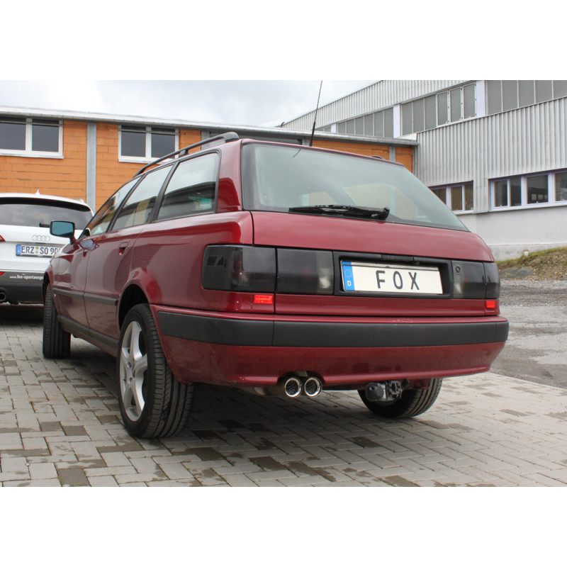 Audi 80 Tipo B4 quattro Silenziatore posteriore – 2x76 Tipo 10 (Cod. F-AU013022-028)