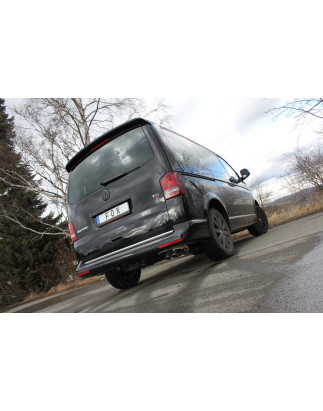 VW Bus T5/ T6 Silenziatore posteriore – 2x63 Tipo 28 (Cod. F-VW131012-724)