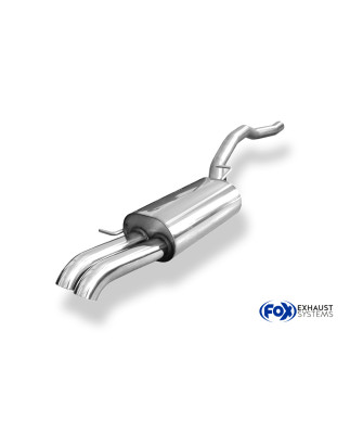 VW Bus T5/ T6 Silenziatore posteriore – 2x63 Tipo 28 (Cod. F-VW131012-724)