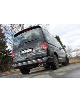 VW Bus T5/ T6 Silenziatore posteriore – 2x88x74 Tipo 33 (Cod. F-VW131012-364)