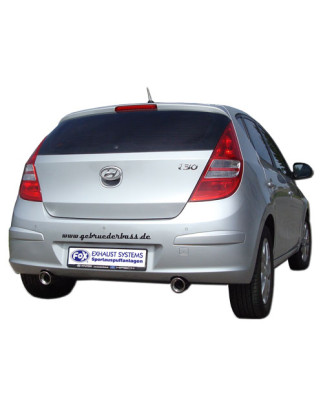 Hyundai i30 Silenziatore uscita posteriore – 1x90 Tipo 17 destra e sinistra (Cod. F-HY140003-151)