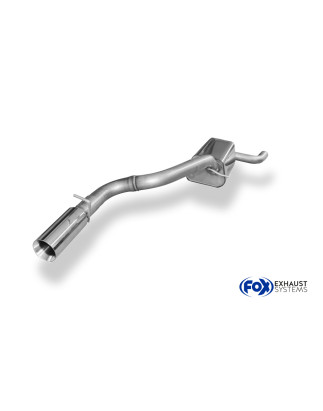Ford Focus II hatchback Silenziatore posteriore Ø63,5mm – 1x90 Tipo 2 (Cod. F-FO031011-271)