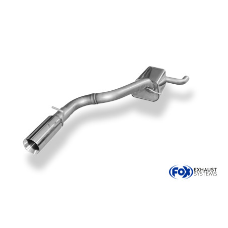 Ford Focus II hatchback Silenziatore posteriore Ø63,5mm – 1x90 Tipo 2 (Cod. F-FO031011-271)