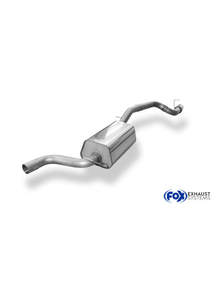 Ford Focus II hatchback Silenziatore posteriore Ø63,5mm – 1x90 Tipo 2 (Cod. F-FO031011-271)