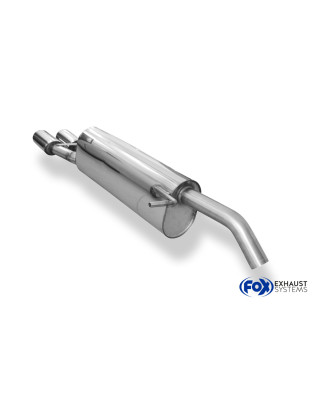Peugeot 308 cc Silenziatore posteriore – 2x106x71 Tipo 32 (Cod. F-PE032011-346)