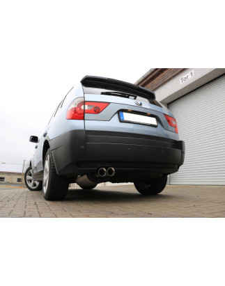 BMW X3 – X53 Silenziatore posteriore – 2x80 Tipo 25 (Cod. F-BM100022-290)