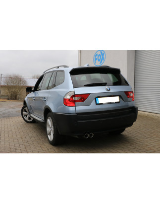 BMW X3 – X53 Silenziatore posteriore – 2x80 Tipo 25 (Cod. F-BM100022-290)