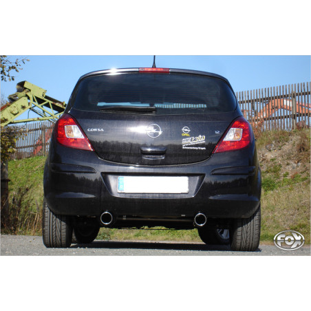 Opel Corsa D Silenziatore posteriore con uscite destra e sinistra (duplex) – 1x90 Tipo 13 r (Cod. 