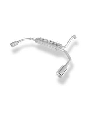 CitroenC1/ Toyota Aygo Silenziatore posteriore con uscite destra e sinistra (duplex) – 1x90 (Cod. 