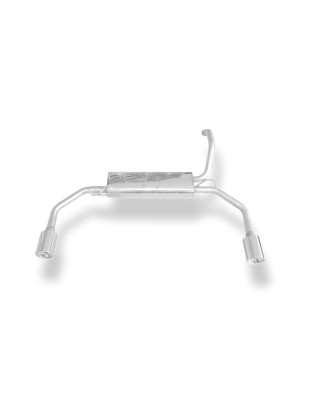 CitroenC1/ Toyota Aygo Silenziatore posteriore con uscite destra e sinistra (duplex) – 1x90 (Cod. 