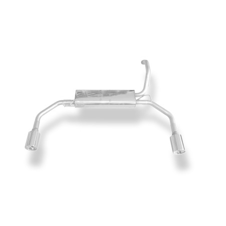 CitroenC1/ Toyota Aygo Silenziatore posteriore con uscite destra e sinistra (duplex) – 1x90 (Cod. 