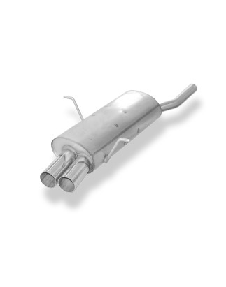 BMW E46 316/ 318 Silenziatore posteriore doppia uscita – 2x76 Tipo 10 (Cod. F-BM022022-008)