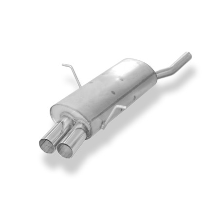 BMW E46 316/ 318 Silenziatore posteriore doppia uscita – 2x76 Tipo 10 (Cod. F-BM022022-008)