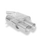 BMW E87 118d 120d Silenziatore posteriore – 2x76 Tipo 10 (Cod. F-BM010002-008)