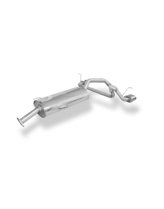 Daihatsu Terios J2 4x4 Silenziatore posteriore con uscite destra e sinistra (duplex) – 135x (Cod. 