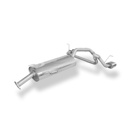 Daihatsu Terios J2 4x4 Silenziatore posteriore con uscite destra e sinistra (duplex) – 135x (Cod. 
