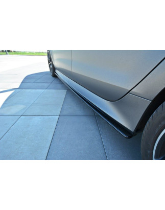 Diffusori minigonne V.1  Audi RS7 C7 (Cod. M-AU-RS7-1F-SD1G)