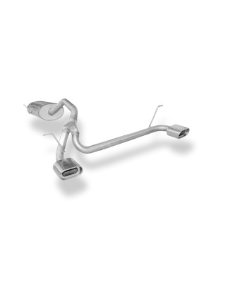 Daihatsu Terios J2 4x4 Silenziatore posteriore con uscite destra e sinistra (duplex) – 135x (Cod. 