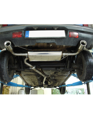 Peugeot 205 Silenziatore uscita posteriore destra e sinistra – 1x90 tipo (Cod. F-PE020005-071)