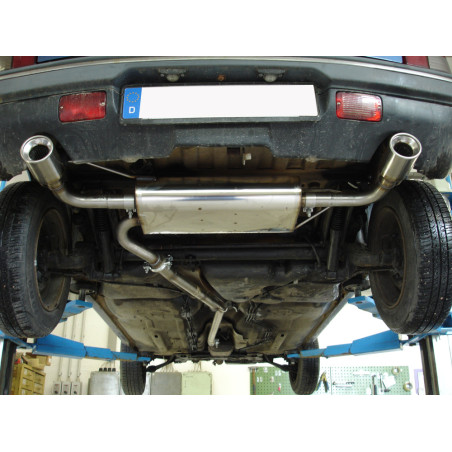 Peugeot 205 Silenziatore uscita posteriore destra e sinistra – 1x90 tipo (Cod. F-PE020005-071)